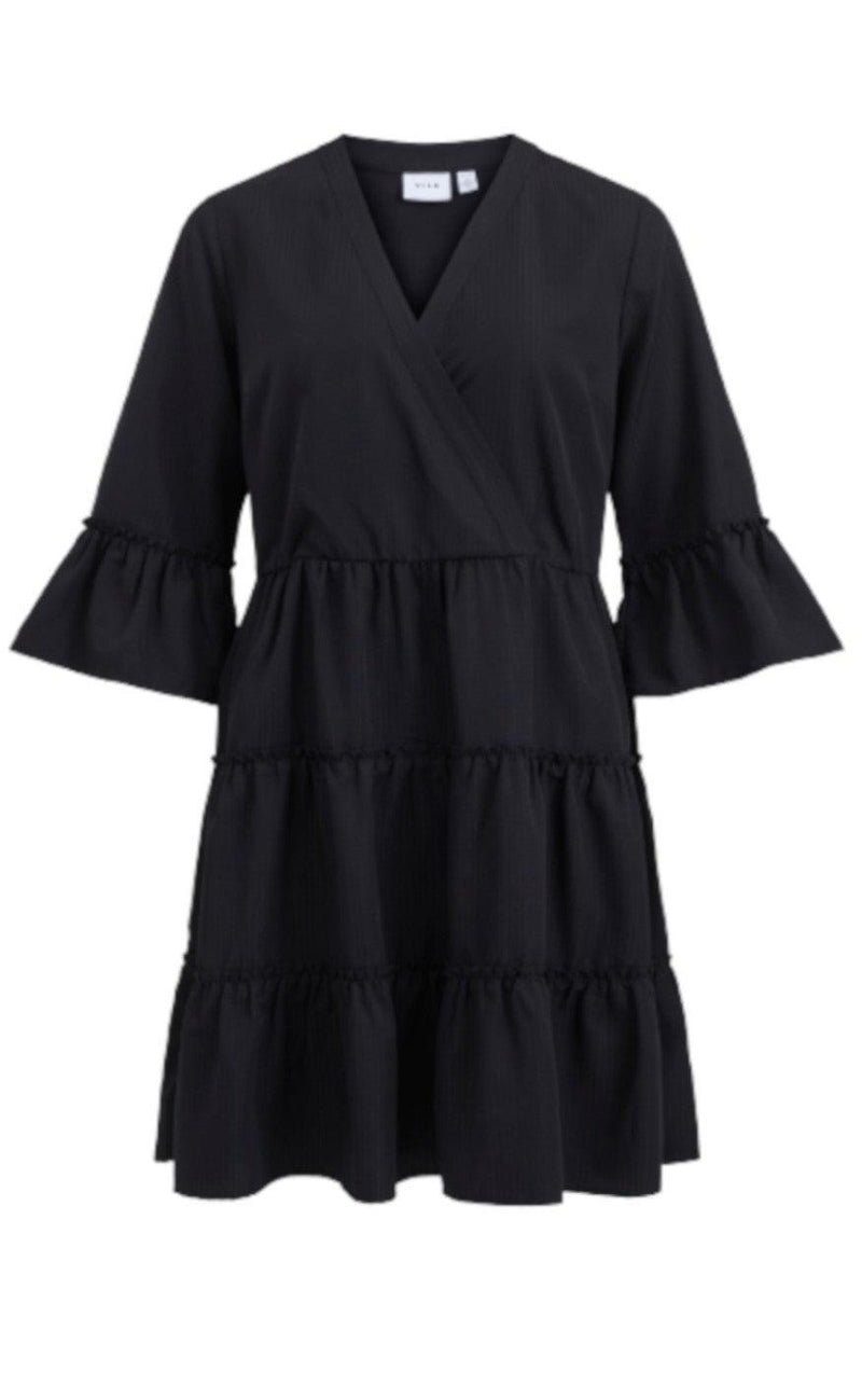 VILA Kjole - Etina - Black