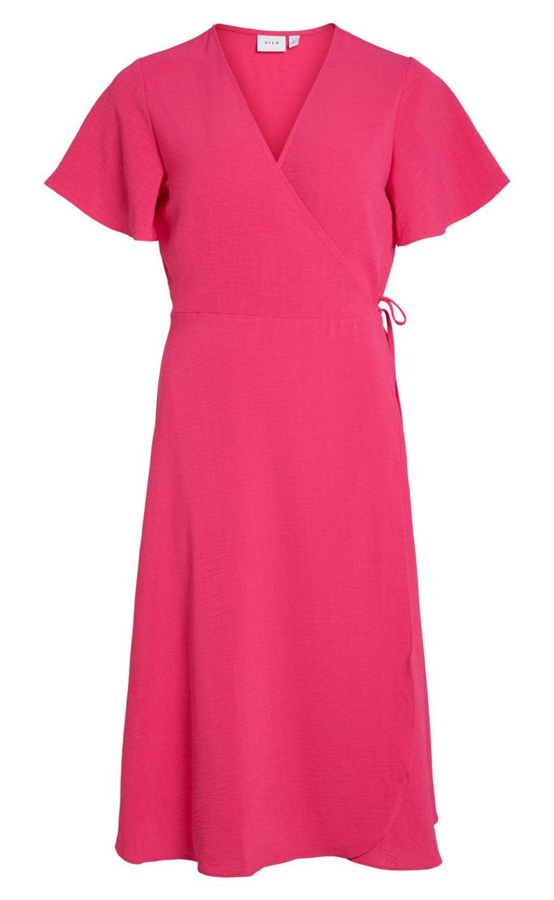 VILA Kjole - Lovie - Pink Yarrow