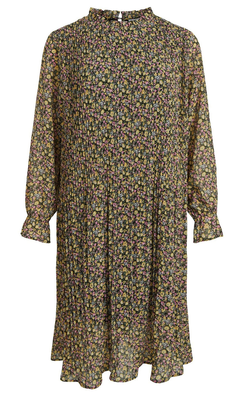 VILA Kjole - Lyck - Black/Flower
