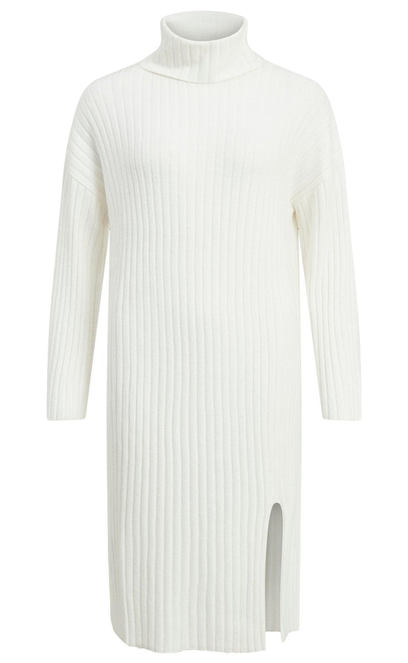 VILA Kjole Rollneck - Ril - White Alys