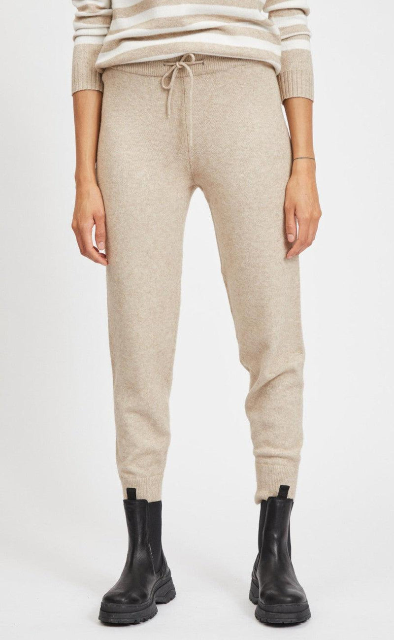 VILA - Ril Rib Rw Knit - Natural Melange