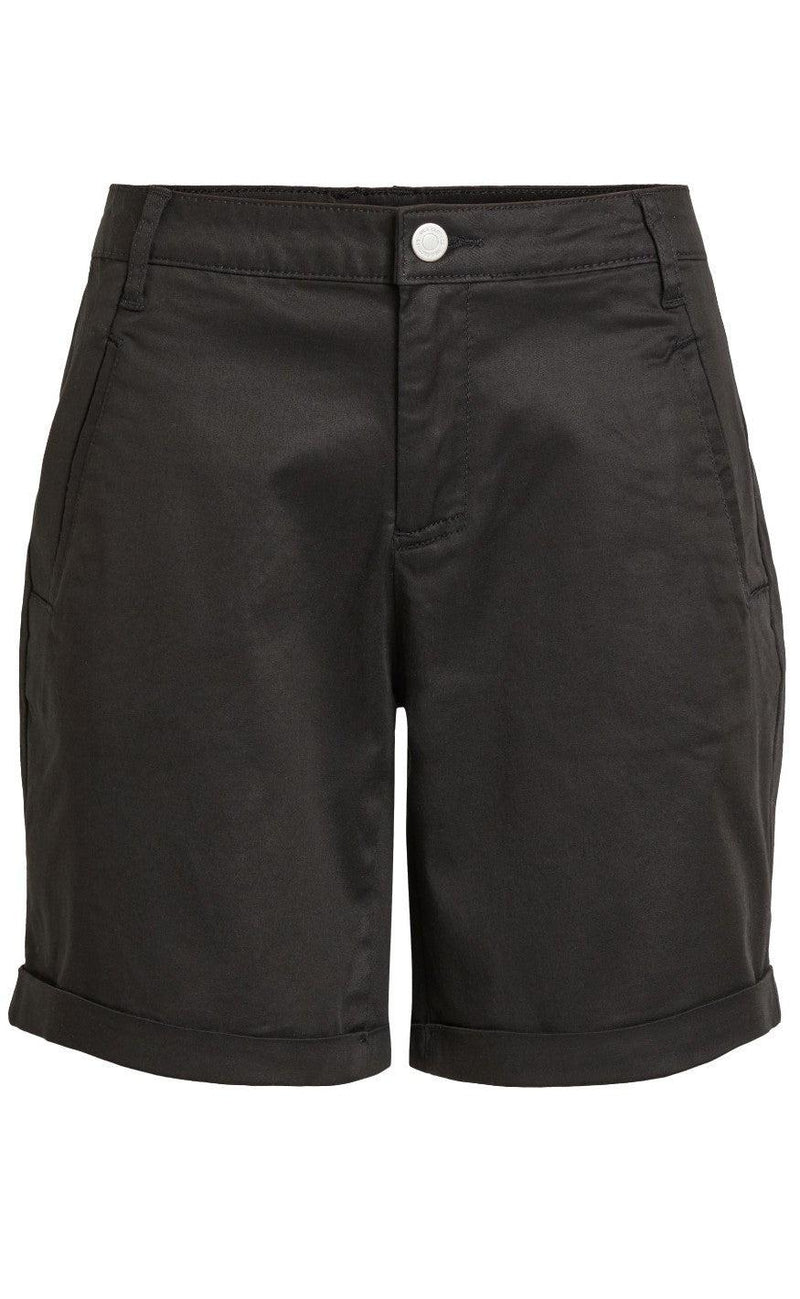 VILA Shorts - Chino - Black
