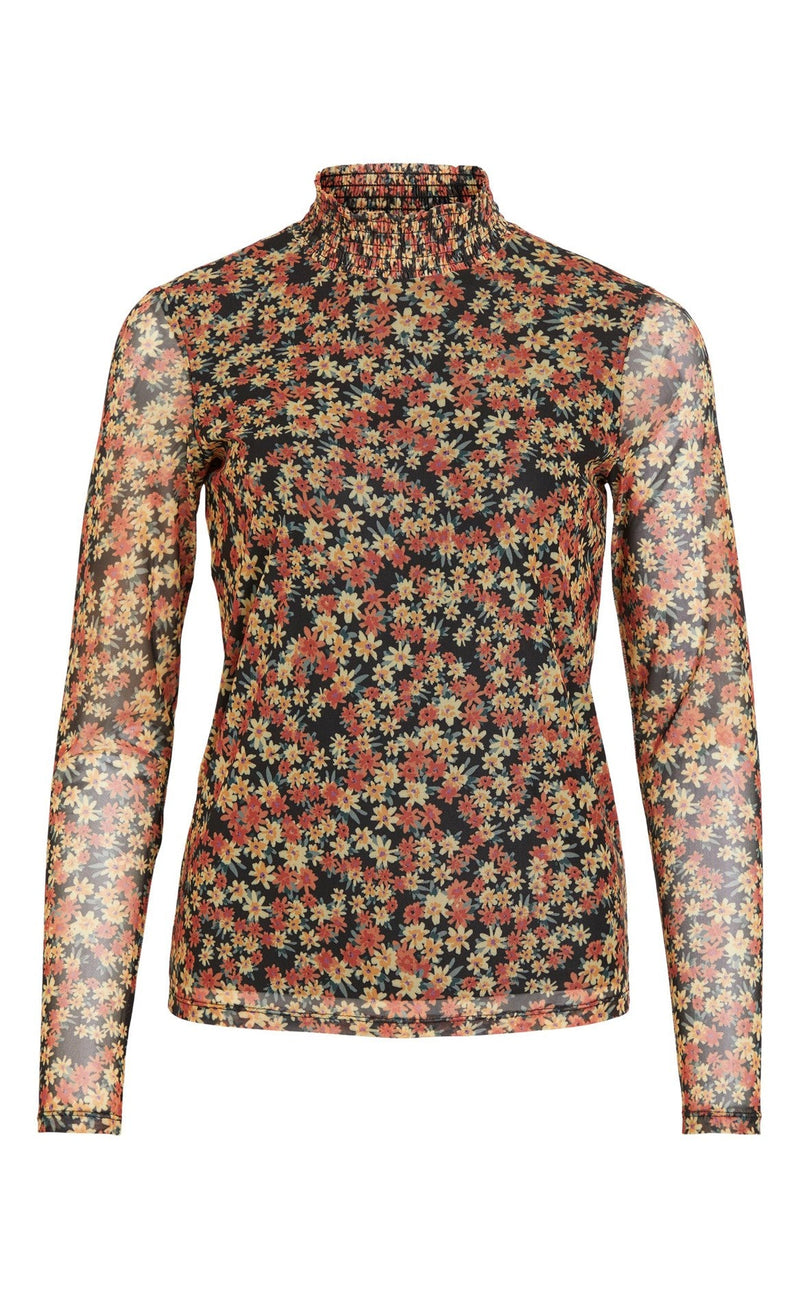 VILA Top - Volette - Black