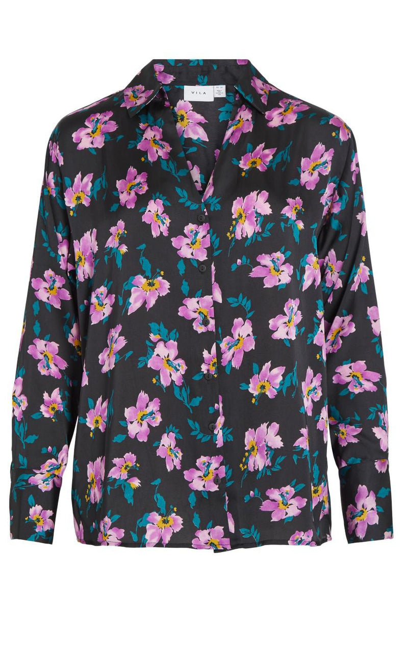 Vila Bluse - Kiko - Black