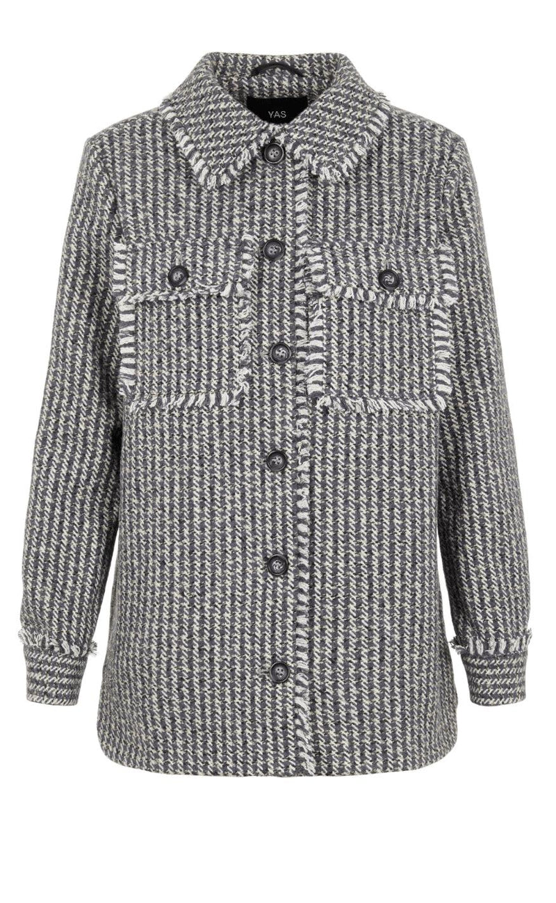 YAS Jakke - Fave - Silver Grey