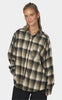 Neo Noir Skjorte - Dalma Flannel Check - Army