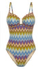Unica Copenhagen Badedragt - Isabelle - Multi Zig Zag