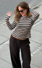 Love & Divine T-shirt - Love1625 - Black Stripes