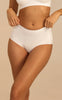 FemiFemme Trusser - Invisible Highwaist Maxi - White