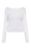 Sisters Point Bluse - LIA-LS.TOP - White