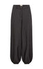 Freequent Bukser - Mali - Dark Grey Mel w Star Off-white