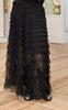 Black Colour Nederdel - Angelina Mesh - Black
