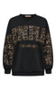 Marta Du Chateau Sweatshirt - Sevilla - Nero/Leo