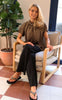 Liberte Bluse - Pip Pearl - Brown