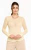 Liberté T-shirt - Mesh Dot LS - Yellow