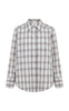 Freequent Skjorte - Mika - Star Off-white w. Baby Blue
