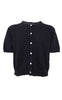 Black Colour Cardigan - Dell SS - Black