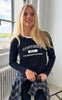 Continue Bluse - Dea - Navy Blue