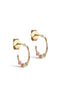 ENAMEL Copenhagen Øreringe - Lola Small Hoops - Rainbow