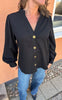 Say INA Copenhagen Bluse - Anora - Black