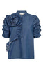 Gossia Bluse - Zabina - Denim Chambrey