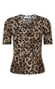 Haute L'Amitié T-Shirt - Leo Rib Badge - Leopard