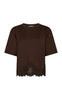 Neo Noir T-shirt - Iria Lace - Brown