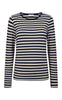Freequent T-shirt - Liana - Navy Blazer w. Moonbeam