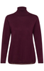 Culture Bluse - Annemarie Loose Roll-Neck - Winetasting Melange