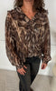 Marta Du Chateau Bluse - Pistacia - Leo