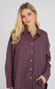 A-View Skjorte - Sonja Check - Burgundy/White/Blue