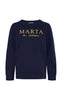 Marta Du Chateau Sweatshirt - Annemette - Navy
