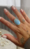 Smykkeli Copenhagen Ring - Alba - Blue / Gold Colour