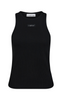 Haute L'Amitié Tanktop - Rib Badge - Black