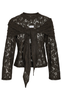 Noisy May Bluse - Venna Lace - Demitasse
