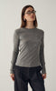 Noella Bluse - Lidie - Medium Grey Mel.