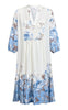 Love & Divine Kjole - Love958-10 - Blue/Brown Flower