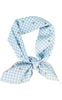 Tim & Simonsen Tørklæde - Ulrika Cotton - Blue-Red Cherry