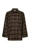 Neo Noir Skjorte - Dita Flannel Check - Brown