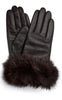 Depeche Handsker - Fur - Chocolate