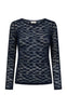 Freequent T-shirt - Ibena - Navy Blazer
