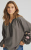 Luxzuz Bluse - Adel - Chocolate Chip