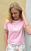 Continue T-shirt - Dea - Rose