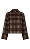 Neo Noir Skjorte - Jaylin Flannel Check - Warm Grey