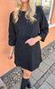 Say INA Copenhagen Kjole - Blake - Black w. Embroidery