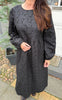 Say INA Copenhagen Kjole - Alia - Black Flower