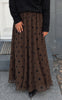 Say INA Copenhagen Nederdel - Lucia - Brown. W Black Dots