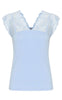 Culture Top - Poppy Lace - Cashmere Blue