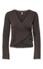 ONLY Cardigan - Kiss Wrap - Chocolate Torte