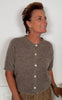 Black Colour Cardigan - Dell SS - Taupe